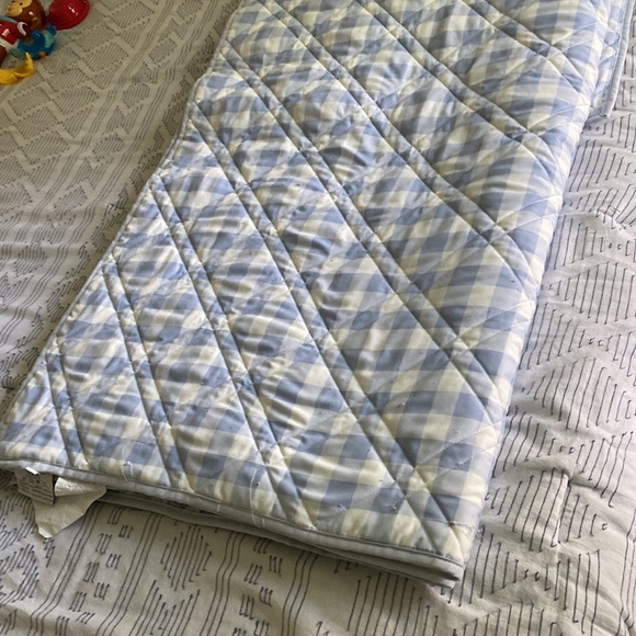 Light Blue Queen Quilt Comforter UGG PRISCILLA QUEEN COVERLET 3PC SET - Picture 7 of 10